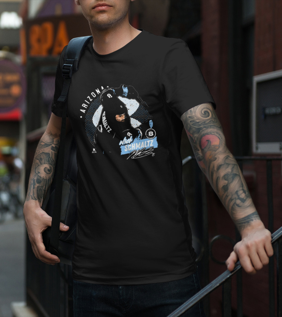 Arizona Nick Schmaltz Signature NHL Hockey Player 8 T-Shirt