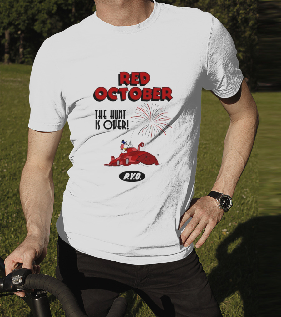 Philadelphia Phillies Red October The Hunt Is Over P.V.G T-Shirt