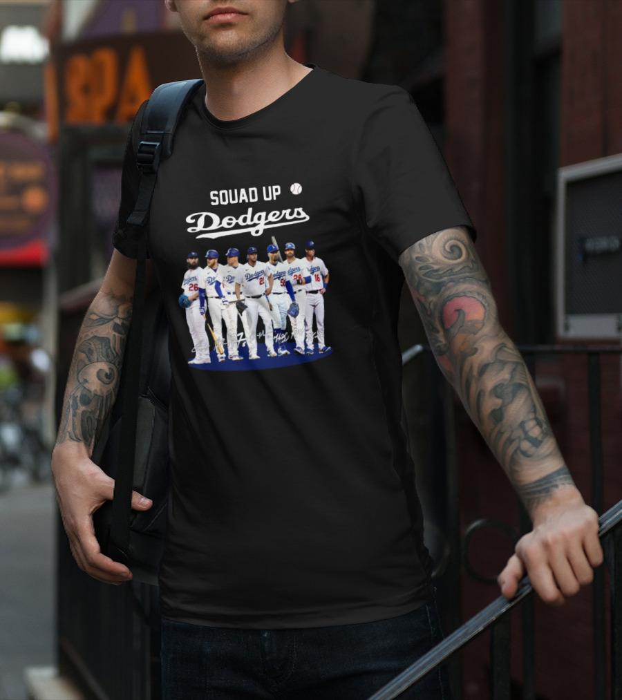Squad Up Dodgers Los Angeles MLB Team T-Shirt