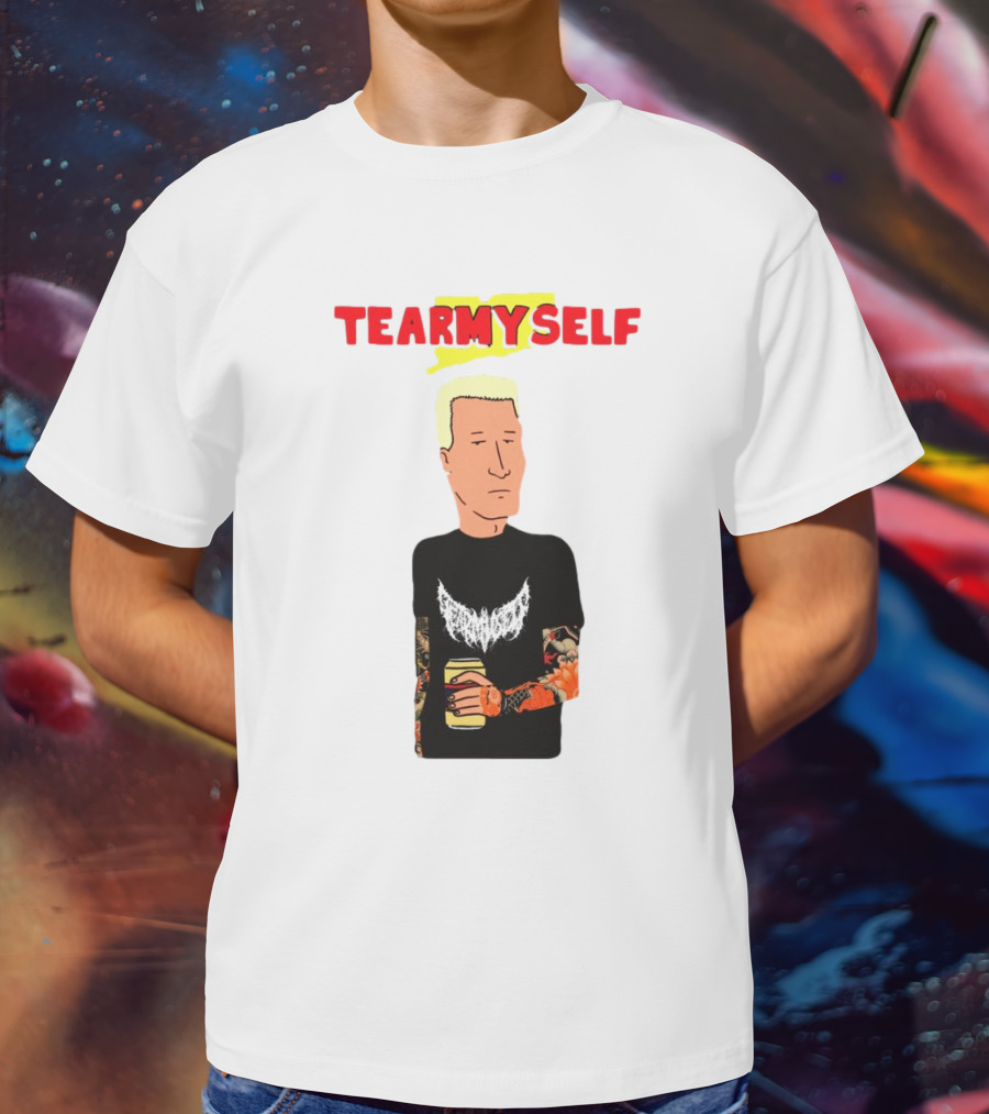 TEAR Myself Boomhauer Rick And Morty Crossover T-Shirt