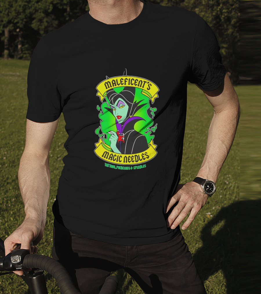 Maleficent's Magic Needles Tattoos Piercings And Spindles T-Shirt