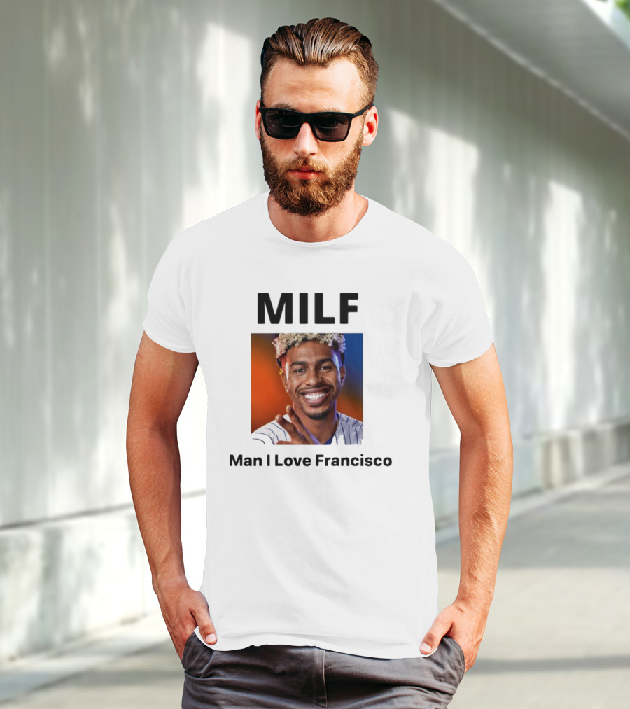 MILF Man I Love Francisco Lindor MLB New York Mets T-Shirt