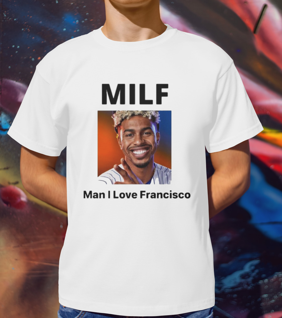 MILF Man I Love Francisco Lindor MLB New York Mets T-Shirt