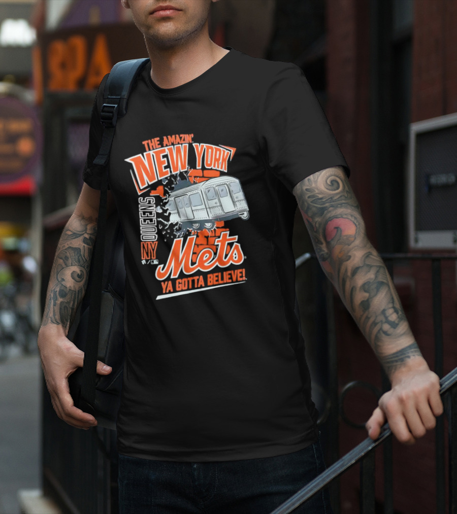 The Amazin' New York Mets Queens NY Ya Gotta Believe T-Shirt