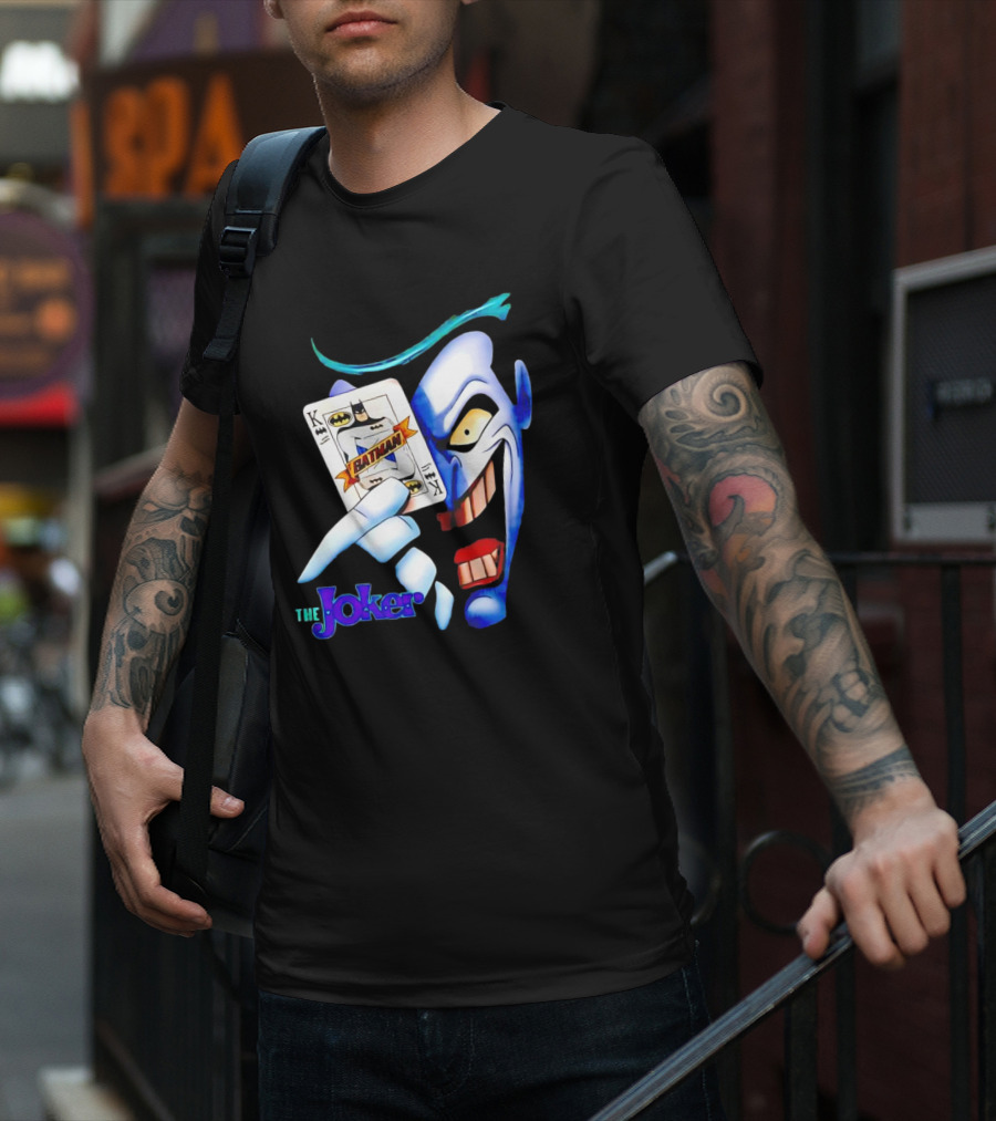 The Joker Batman Card Face T-Shirt