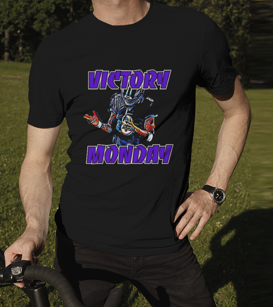 Victory Monday Baltimore Ravens NFL Football T-Shirt