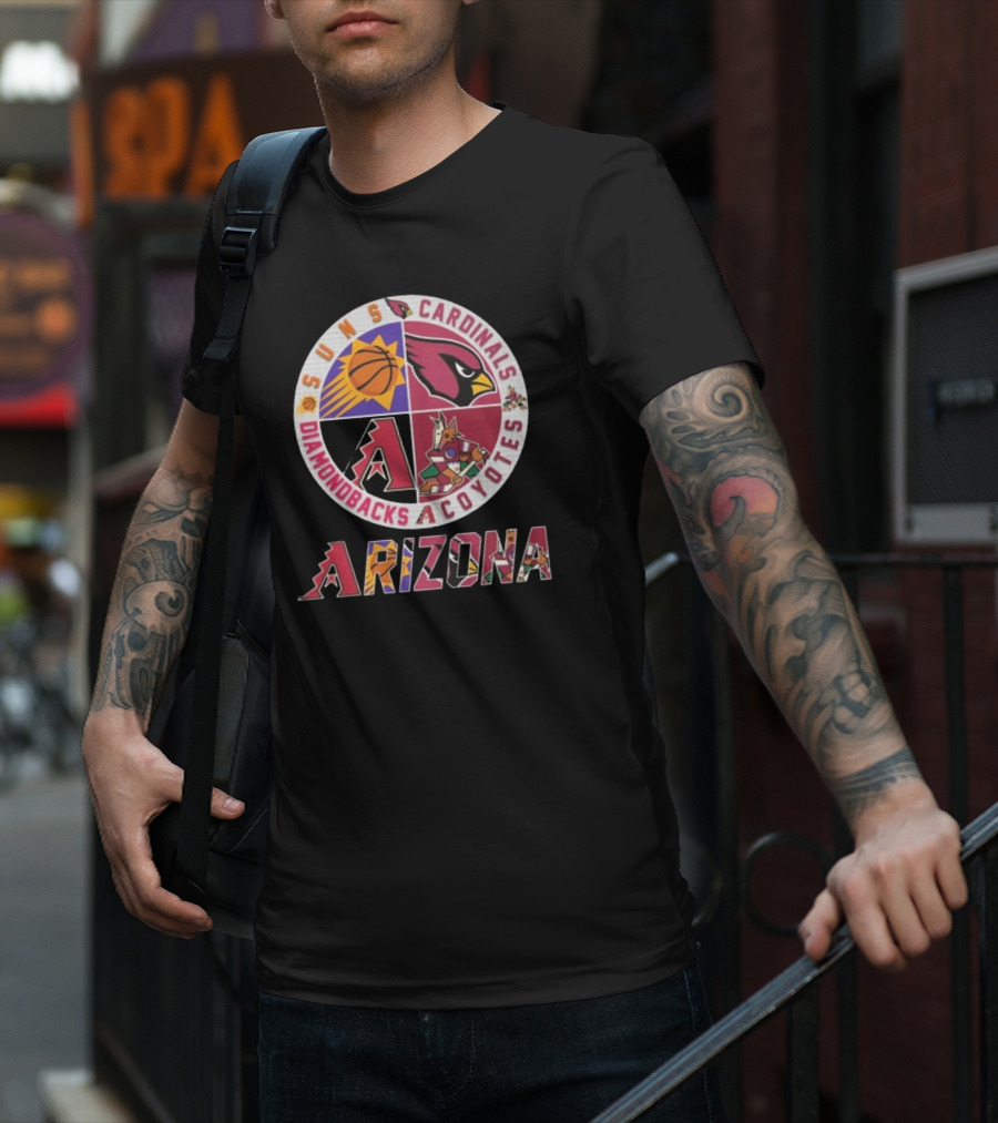 Arizona Suns Cardinals Diamondbacks Coyotes T-Shirt