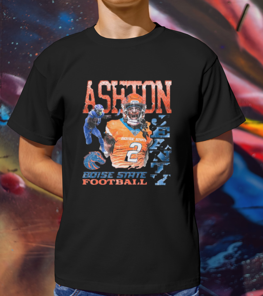 Ashton Jeanty Boise State Football Vintage Broncos 2 T-Shirt