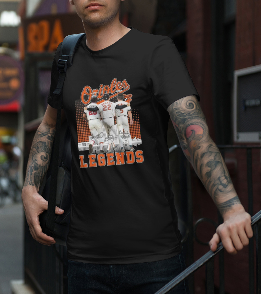 Orioles Legends Players Signatures T-Shirt