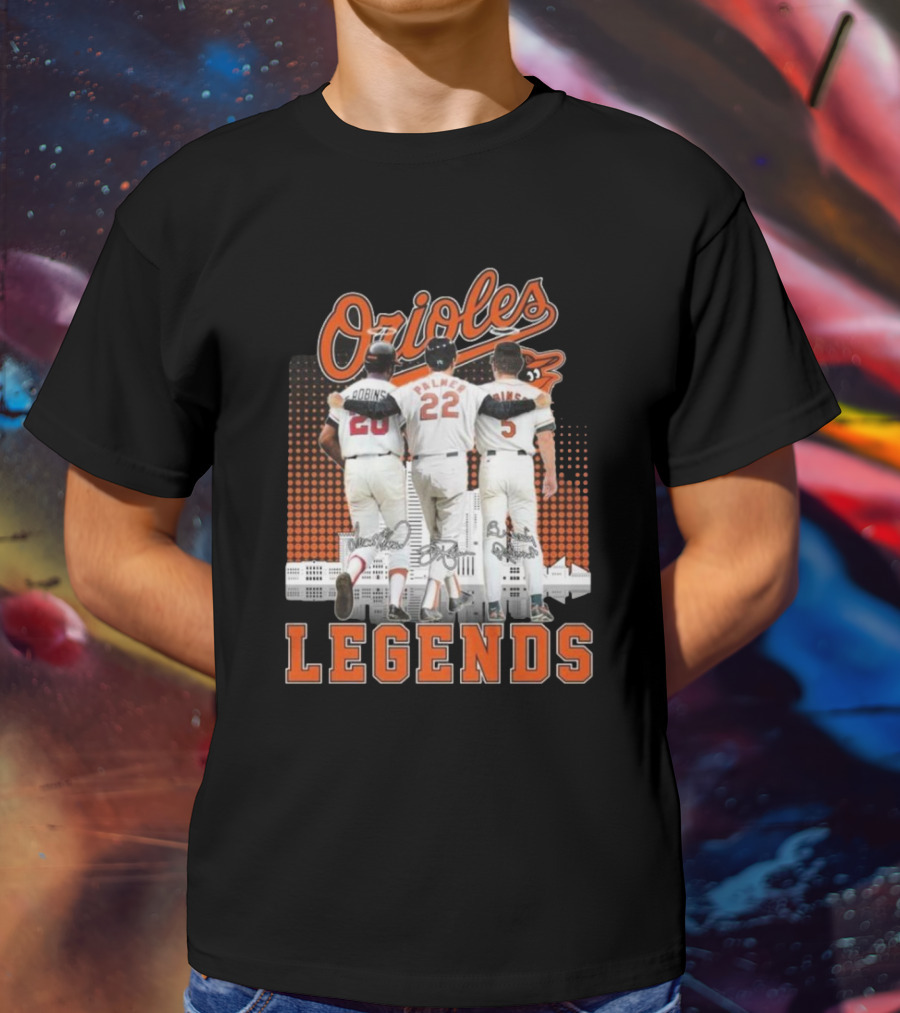 Orioles Legends Players Signatures T-Shirt