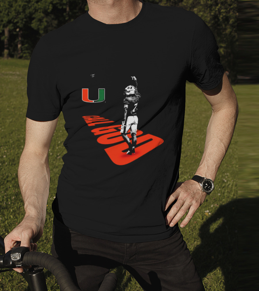 Dyme Lyfe NIL Xavier Restrepo Miami Hurricanes Call God U T-Shirt