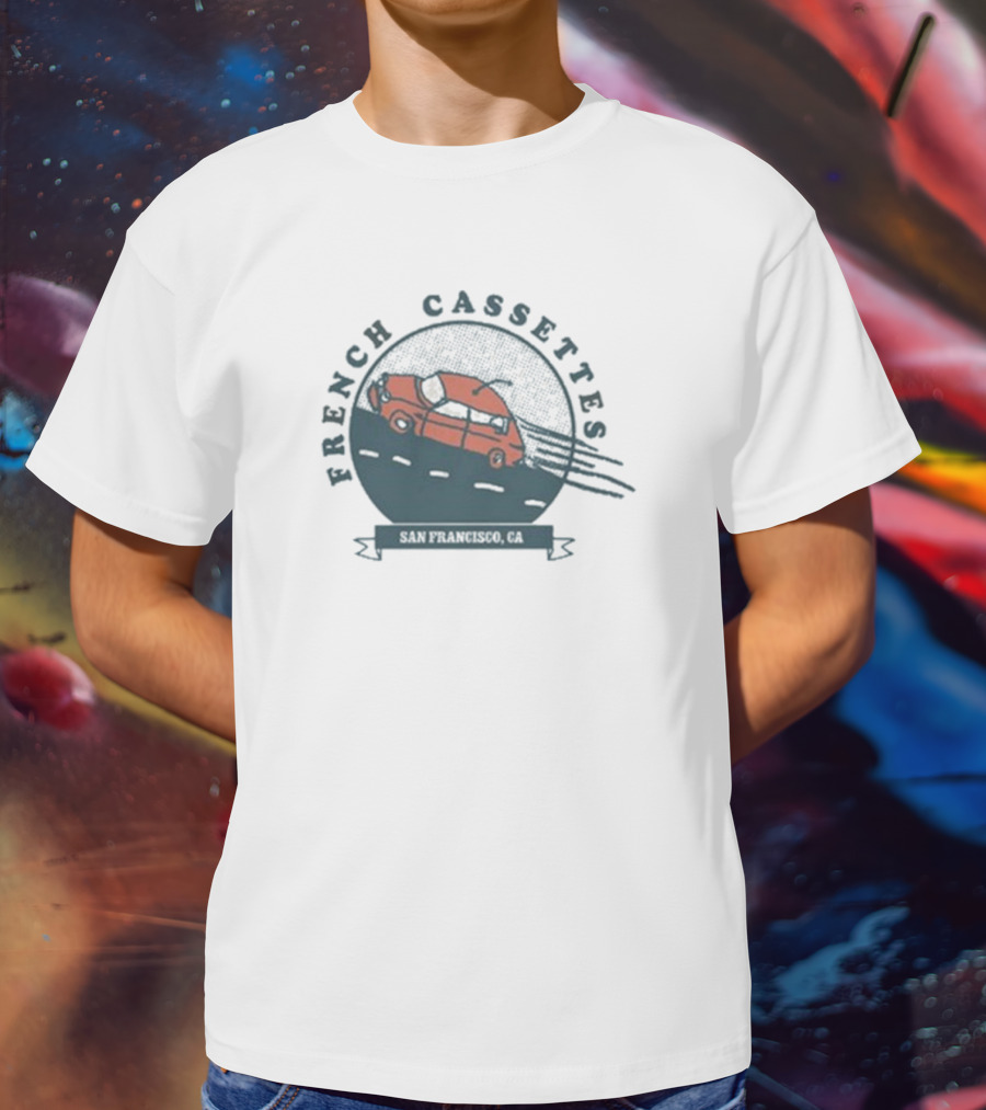 French Cassettes San Francisco CA Retro Van T-Shirt
