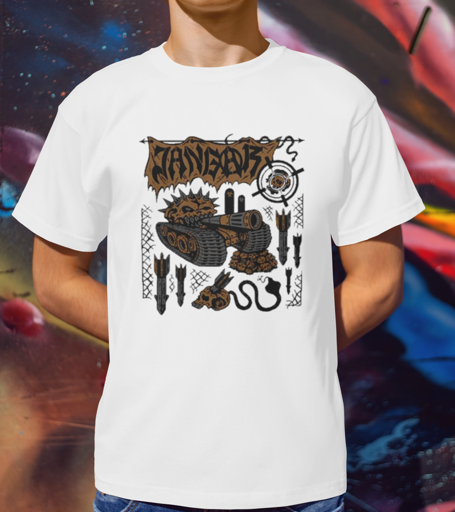 Jangar Demagog Heavy Metal Tank Skull T-Shirt