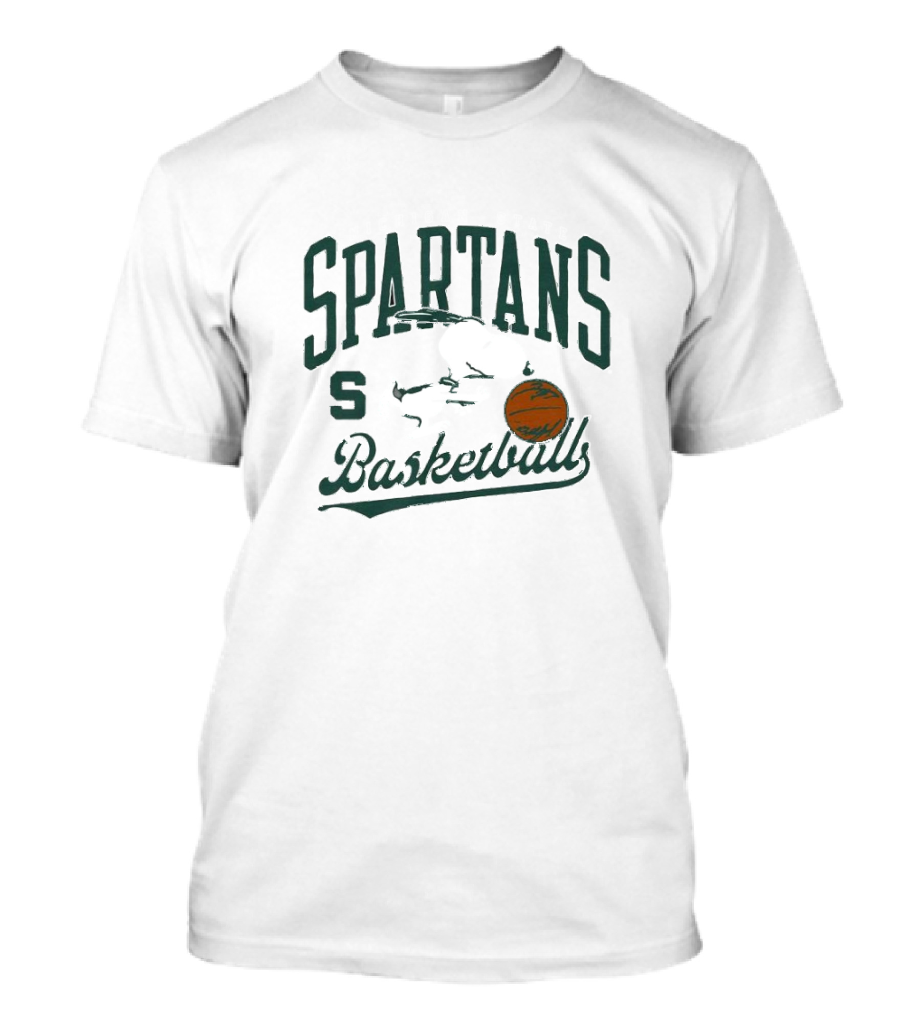 Michigan State Spartans Basketball Snoopy Dribbling T-Shirt