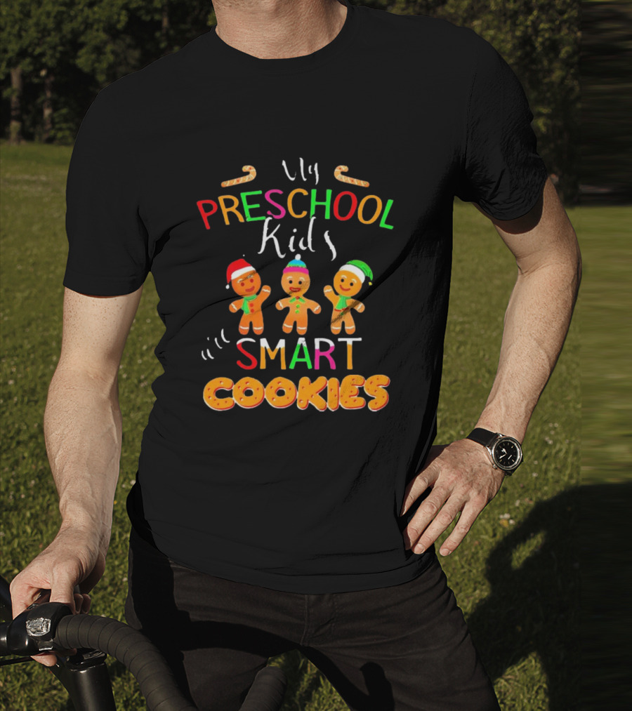 My Preschool Kids Smart Cookies Christmas T-Shirt