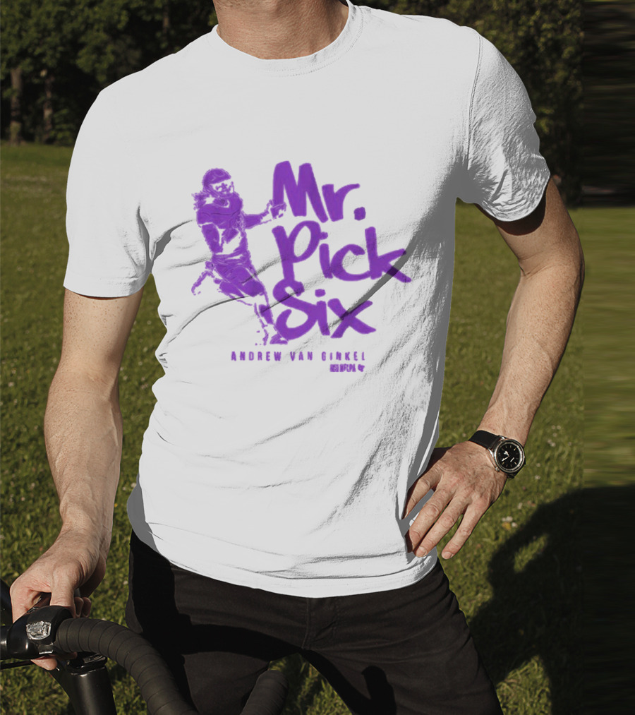 Andrew Van Ginkel Mr. Pick Six NFLPA T-Shirt