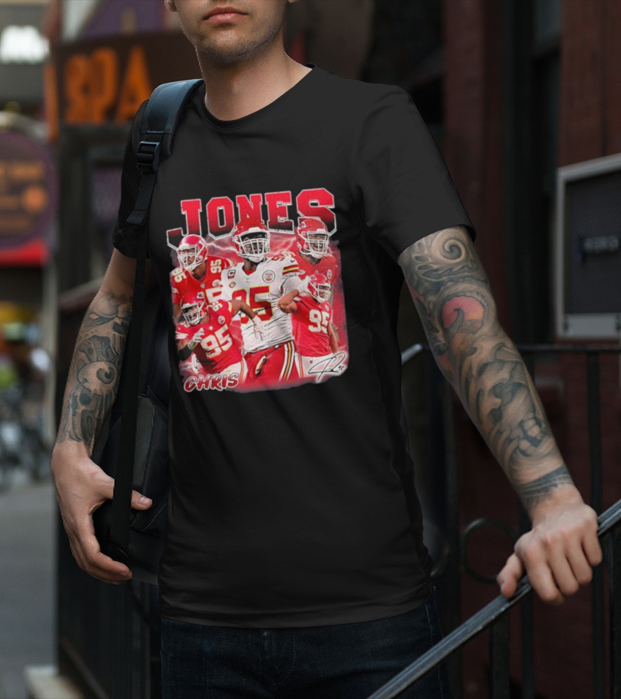 Chris Jones Kansas City Chiefs Legendary Number 95 Player T-Shirt