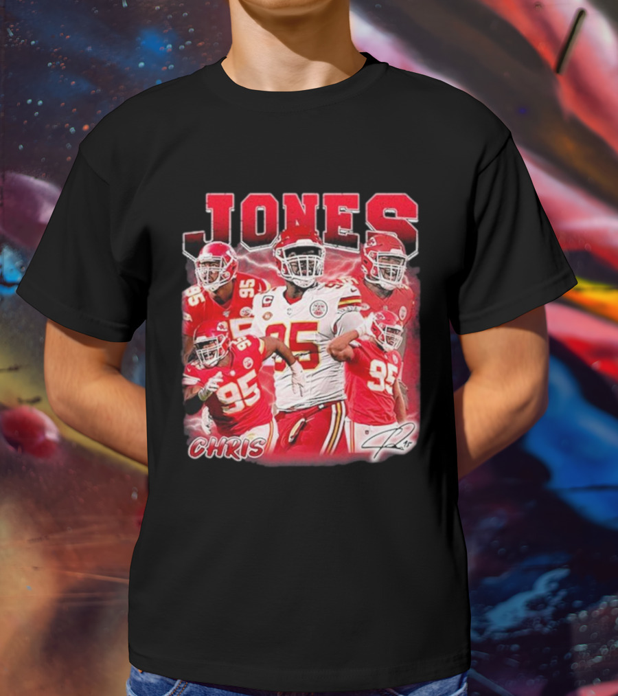 Chris Jones Kansas City Chiefs Legendary Number 95 Player T-Shirt