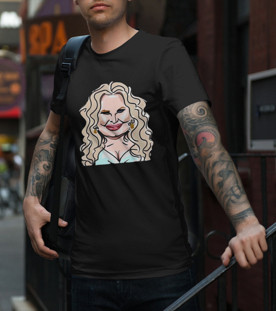 Jennifer Coolidge Cartoon Sticker T-Shirt