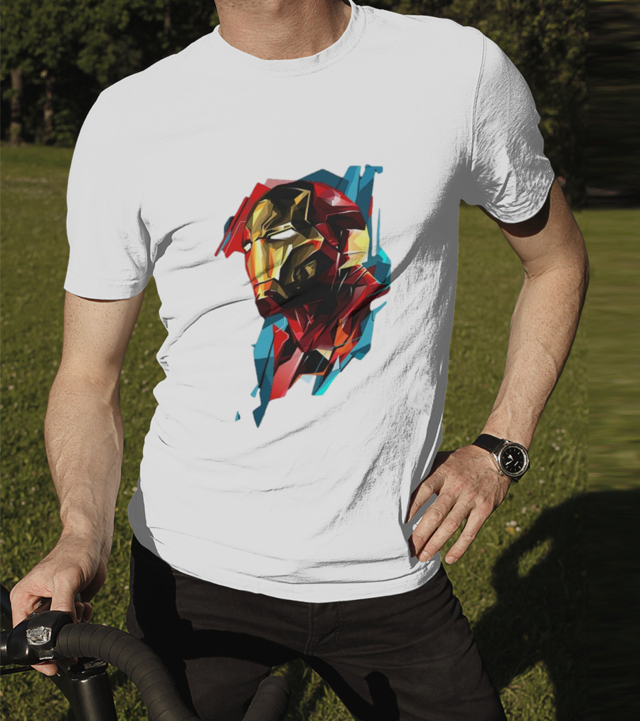 Marvel Avengers Endgame Iron Man Abstract T-Shirt