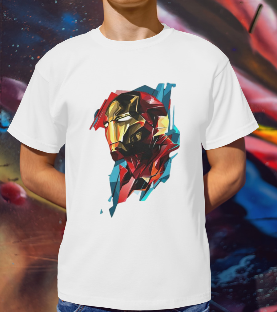 Marvel Avengers Endgame Iron Man Abstract T-Shirt