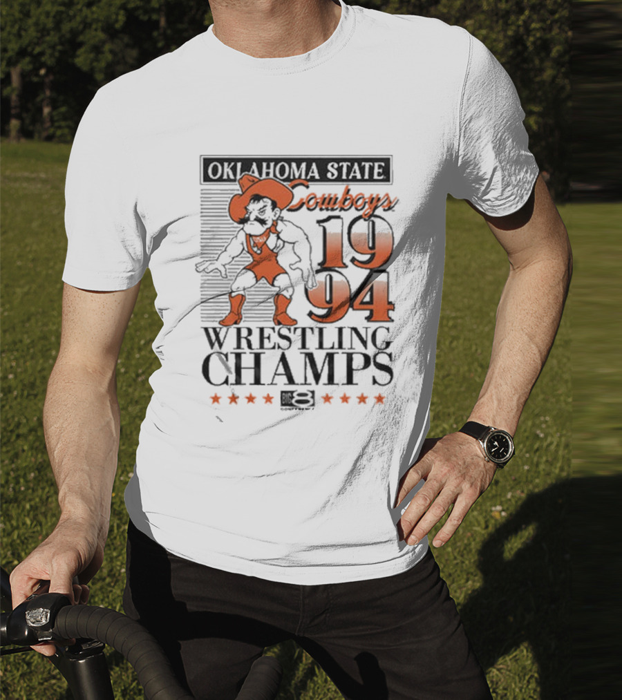 Oklahoma State Cowboys 1994 Wrestling Champs T-Shirt