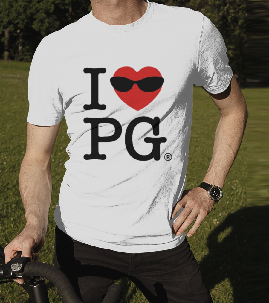 I Heart PG Cool Sunglasses Emblem T-Shirt