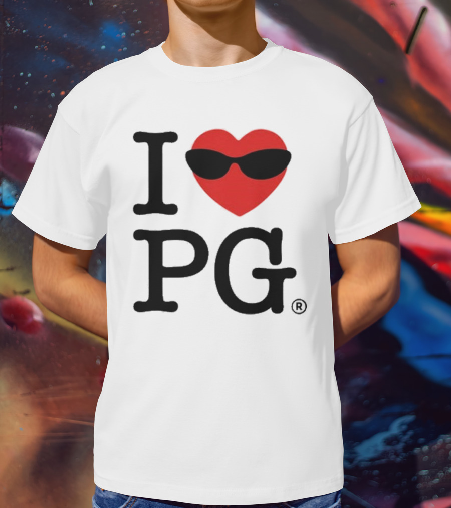I Heart PG Cool Sunglasses Emblem T-Shirt