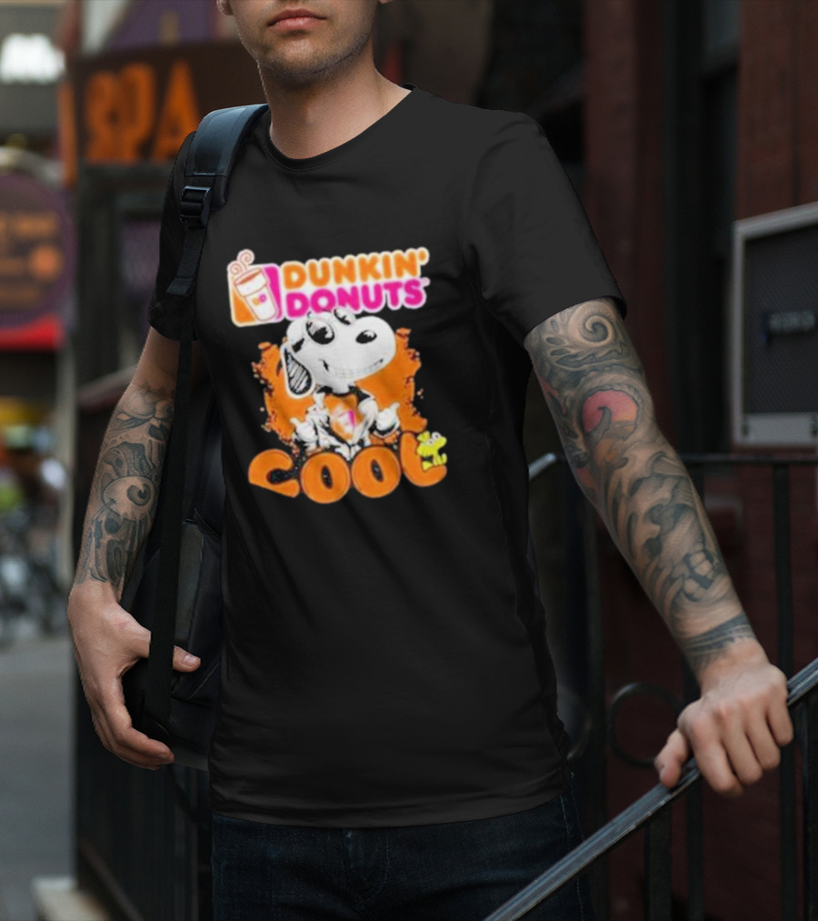 Snoopy Woodstock Dunkin' Donuts Cool T-Shirt