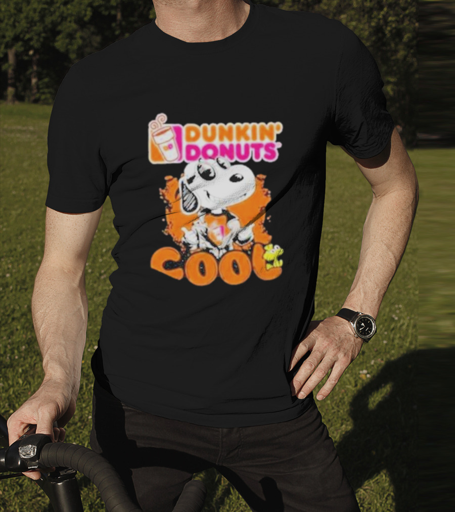 Snoopy Woodstock Dunkin' Donuts Cool T-Shirt
