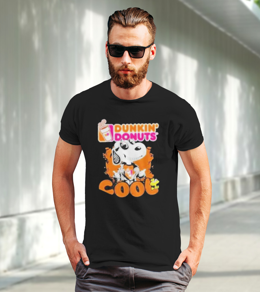 Snoopy Woodstock Dunkin' Donuts Cool T-Shirt