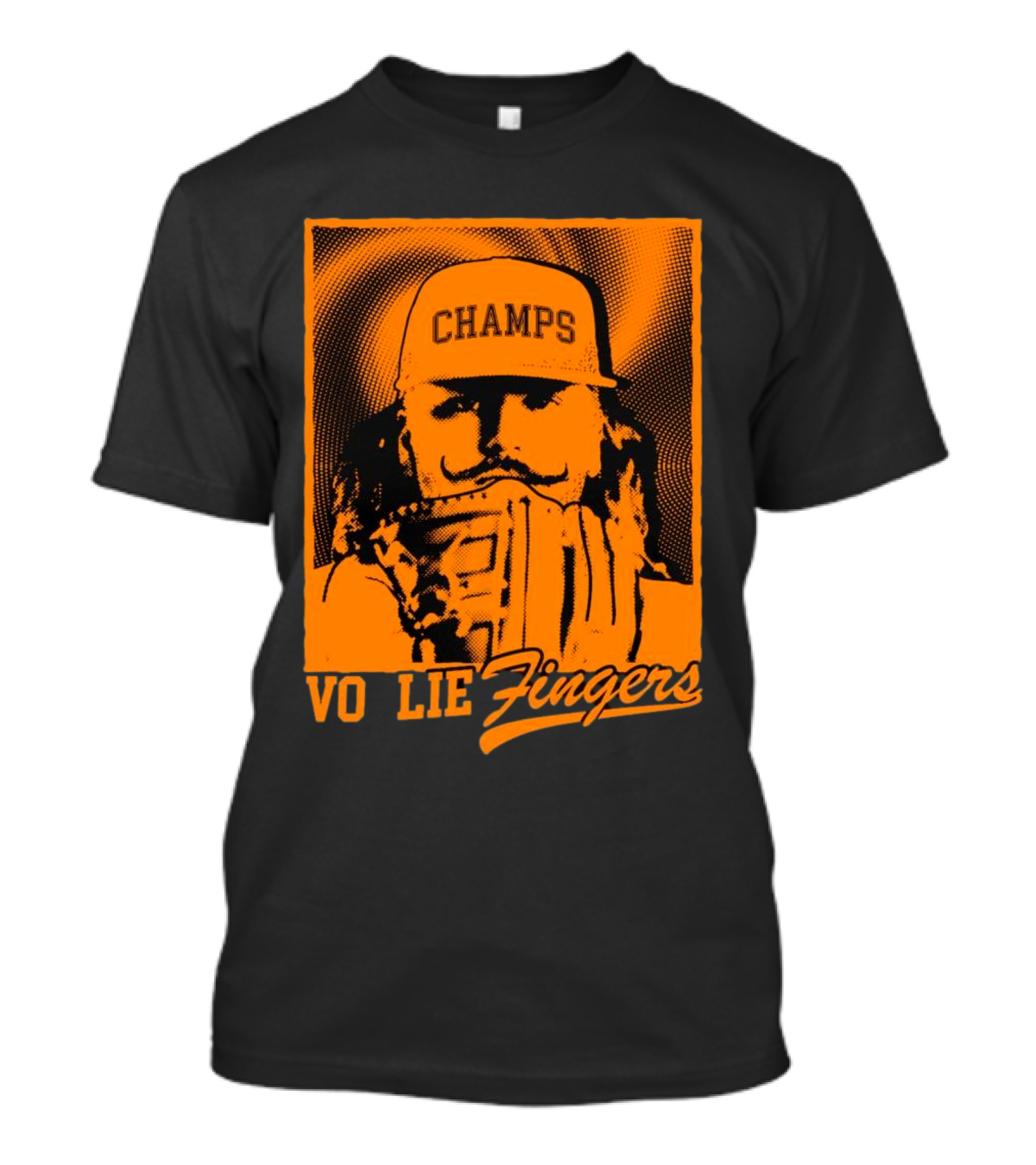 Champs Vo Lie Fingers Baseball Glove T-Shirt