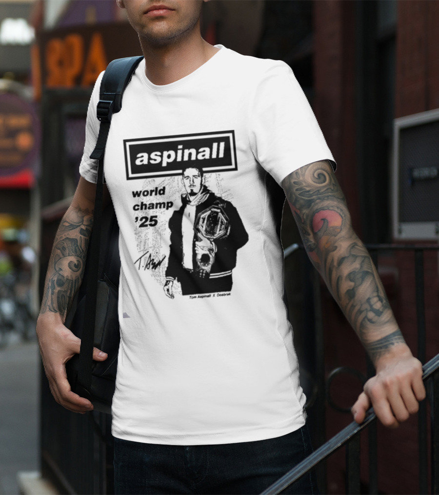 Aspinall World Champ ’25 Tomaspinal X Dosbark T-Shirt