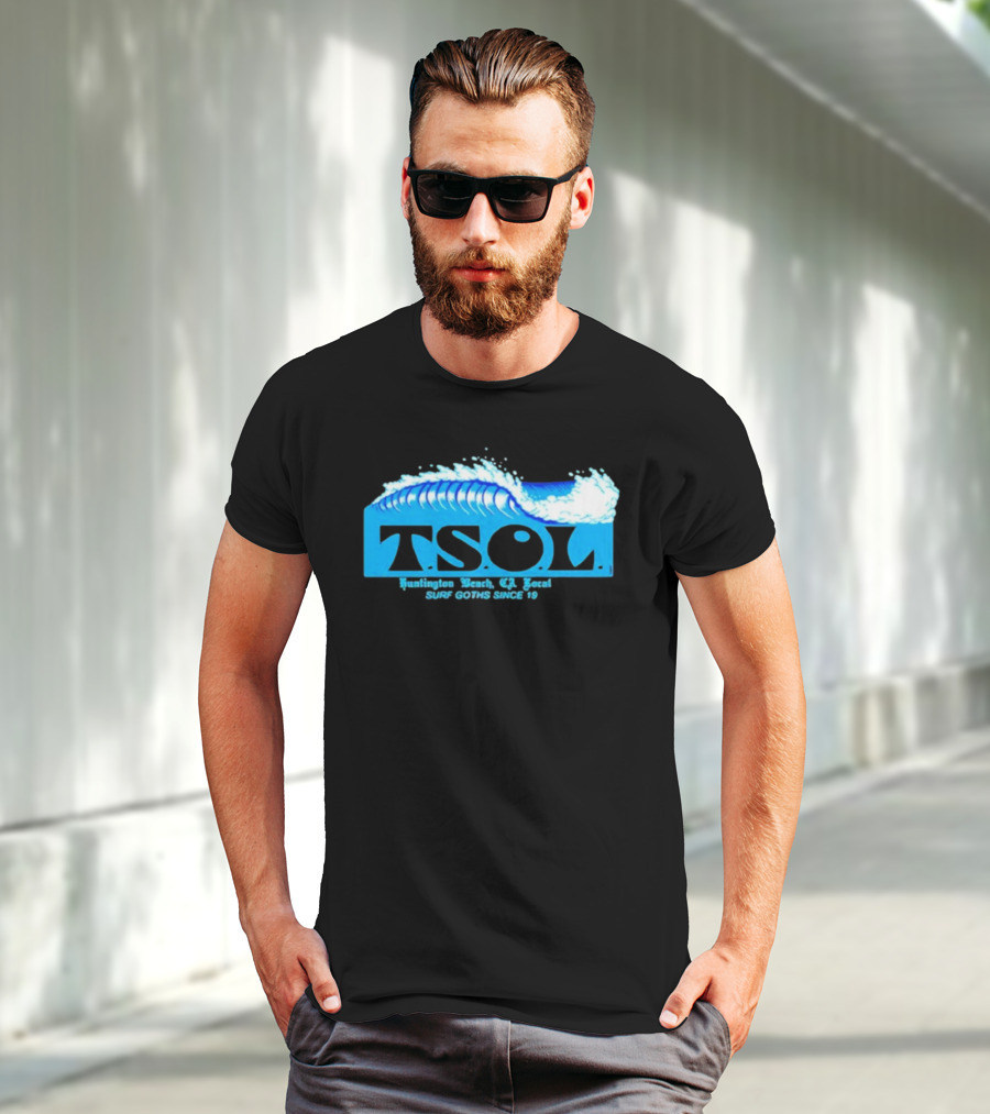 TSOL Surf Goths Huntington Beach CA Local Since 19 T-Shirt