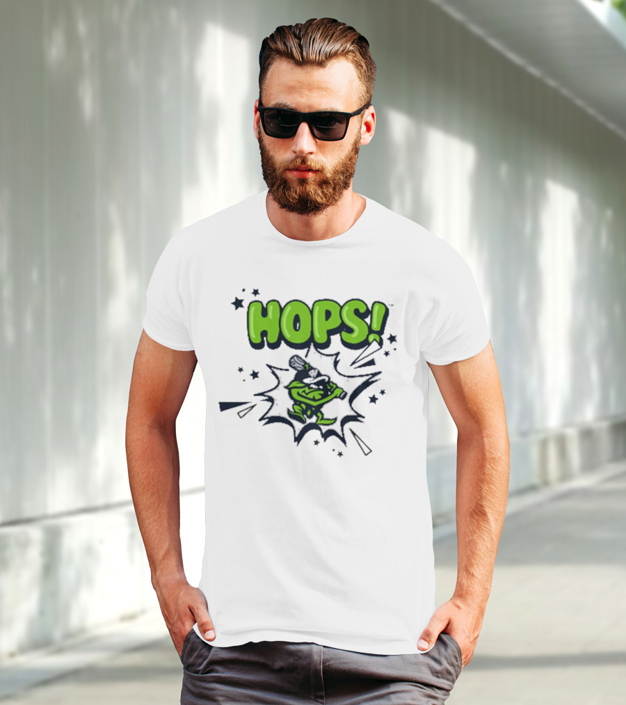 Hops Comic Burst Baseball 108 Stitches Youth T-Shirt