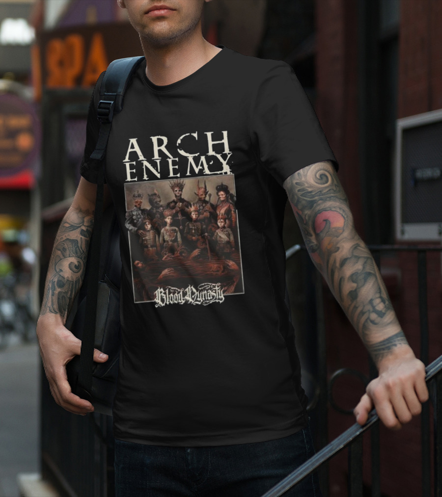 ARCH ENEMY BLOOD DYNASTY Gothic Fantasy Group T-Shirt