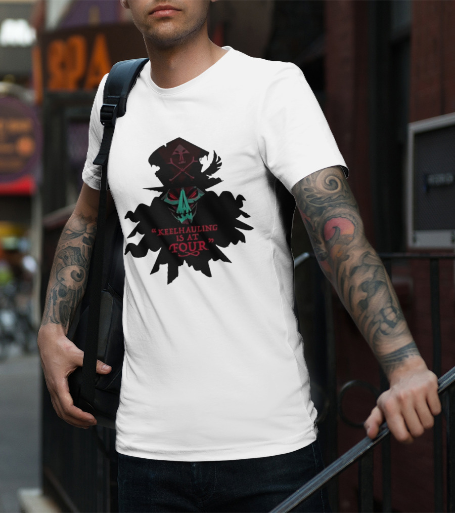Devolver Digital Lechuck Keelhauling Is At Four Skulled Figure T-Shirt