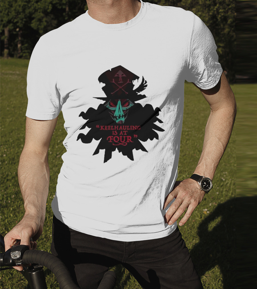 Devolver Digital Lechuck Keelhauling Is At Four Skulled Figure T-Shirt