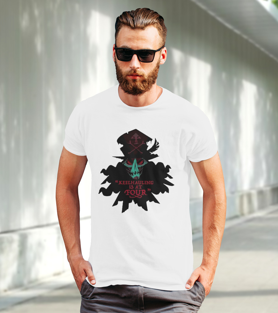 Devolver Digital Lechuck Keelhauling Is At Four Skulled Figure T-Shirt