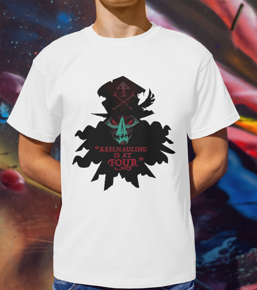 Devolver Digital Lechuck Keelhauling Is At Four Skulled Figure T-Shirt