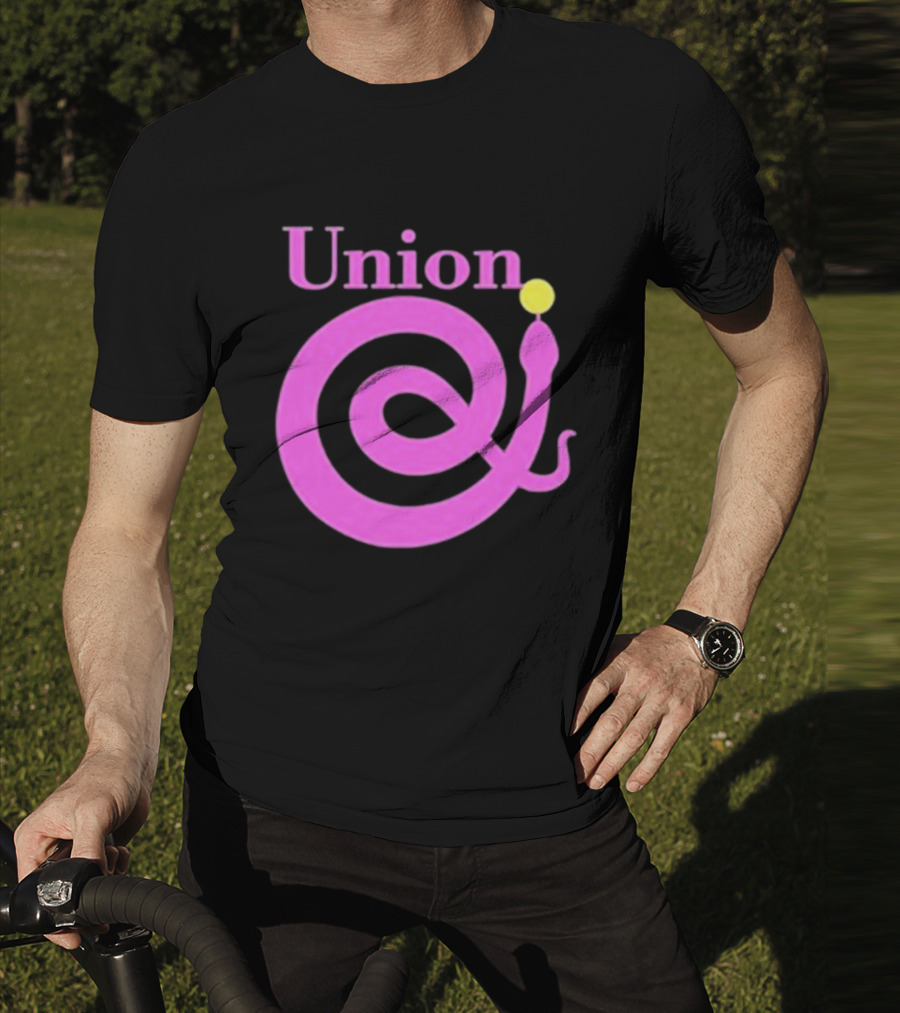 Union Pink Spiral Snake T-Shirt