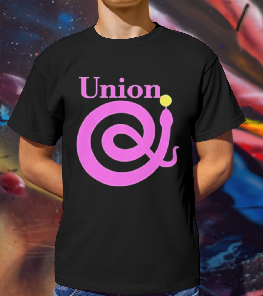 Union Pink Spiral Snake T-Shirt