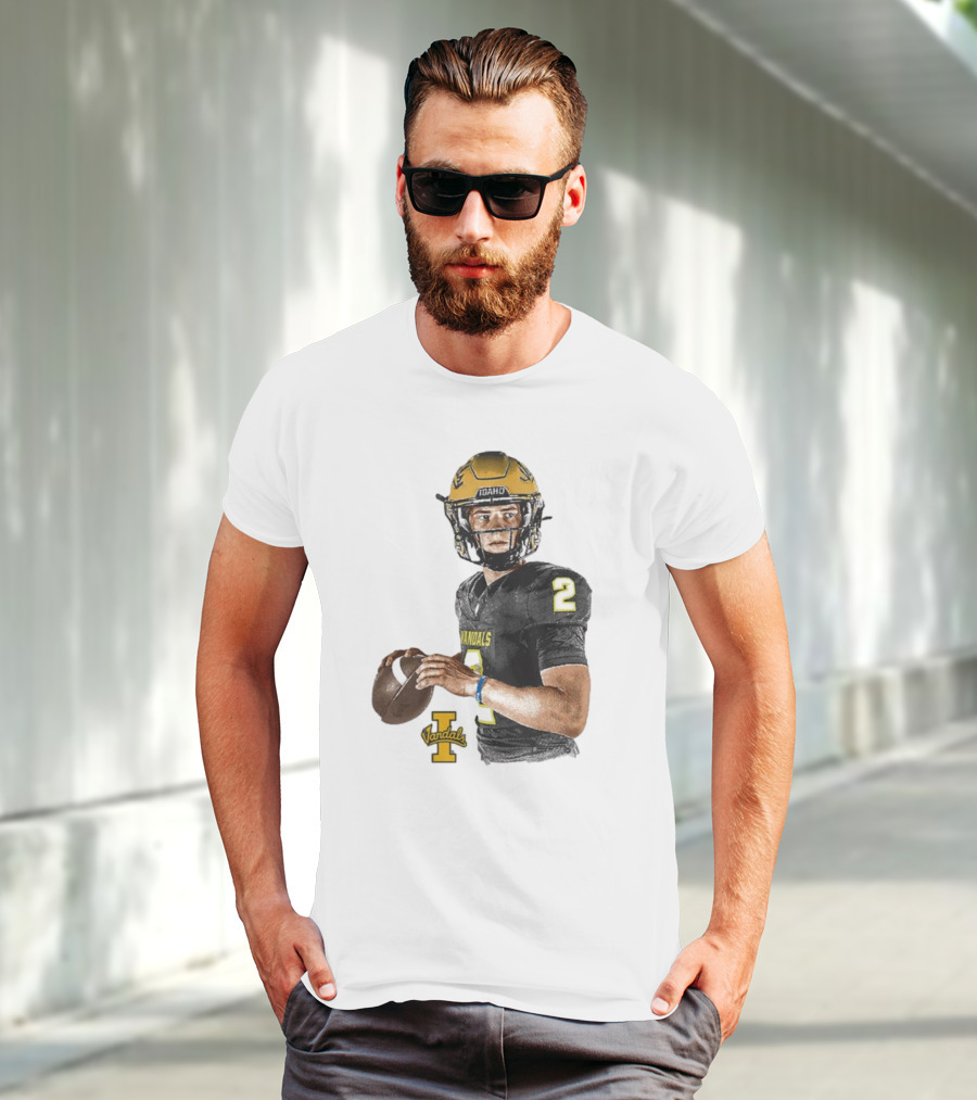 Idaho Vandals Football Player Jack Layne T-Shirt