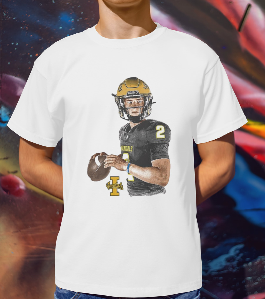 Idaho Vandals Football Player Jack Layne T-Shirt