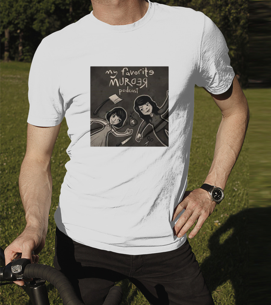 Michael Ramstead My Favorite Murder Podcast With Axes Knives And Scissors T-Shirt