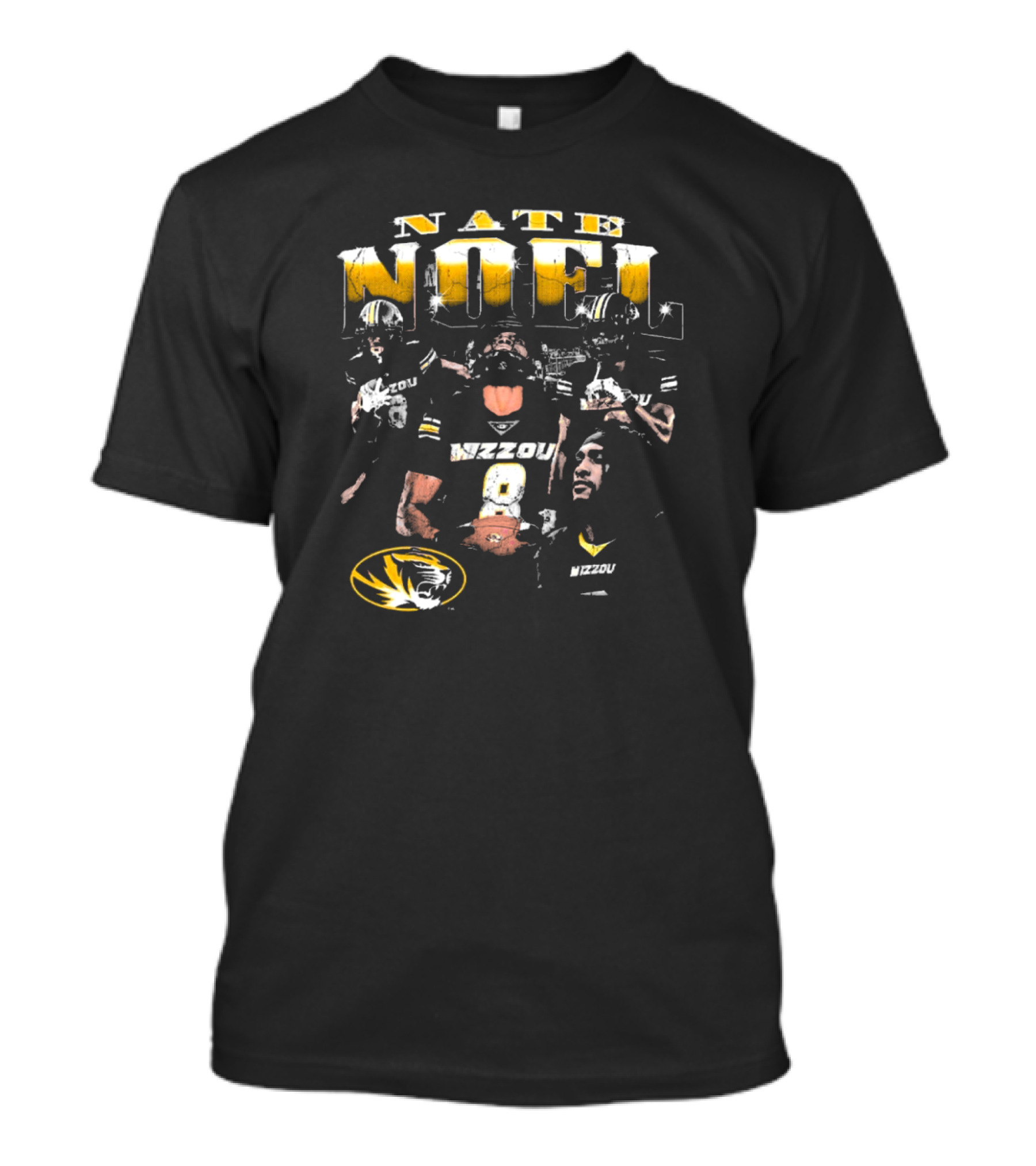 Nate Noel Mizzou Missouri Tigers Football 90s T-Shirt