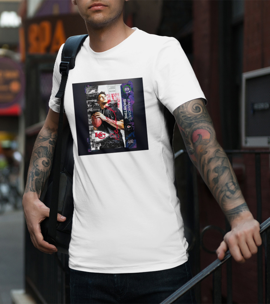 P. Mahomes Showtime Kansas City Chiefs 89 OVR MUT NFL T-Shirt