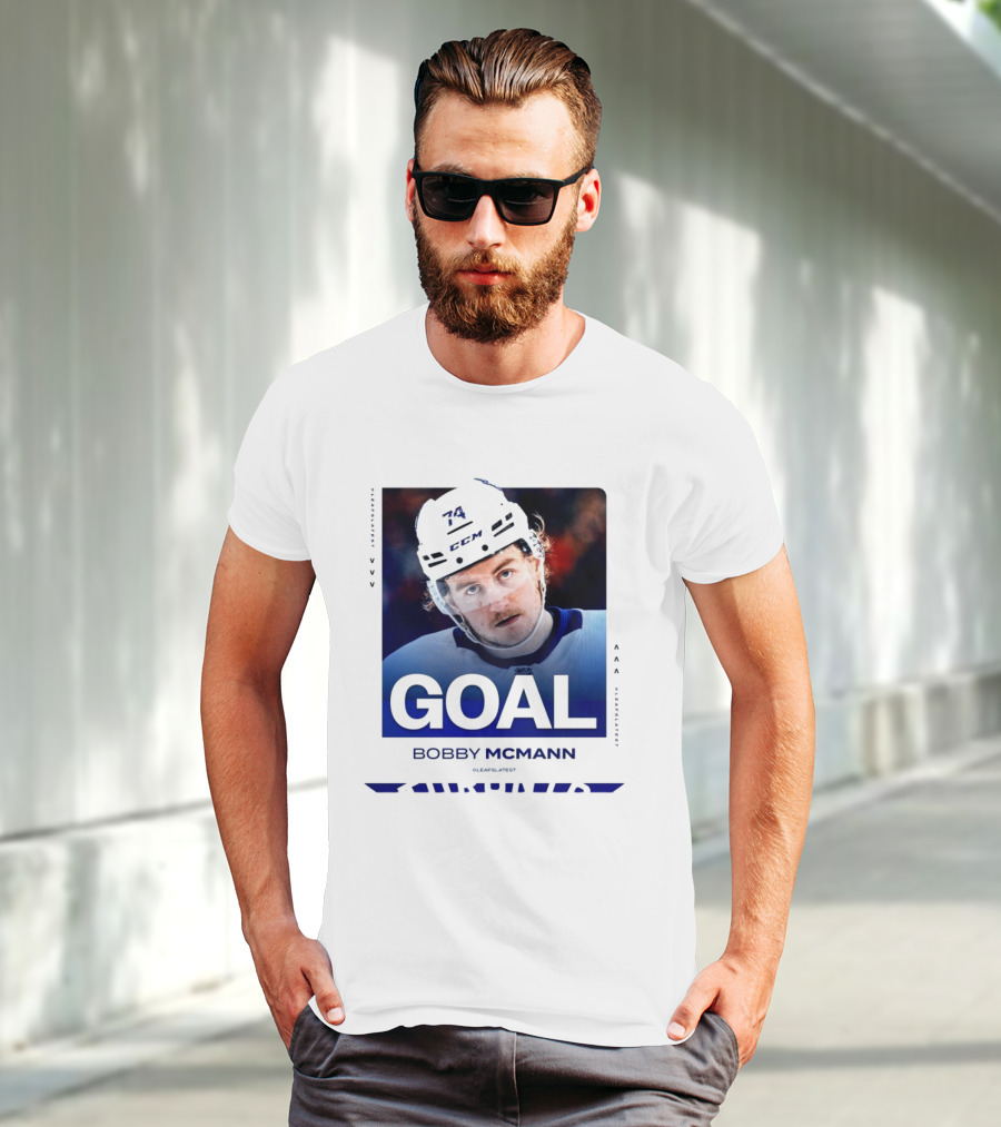 Toronto Maple Leafs NHL Goal Bobby McMann T-Shirt