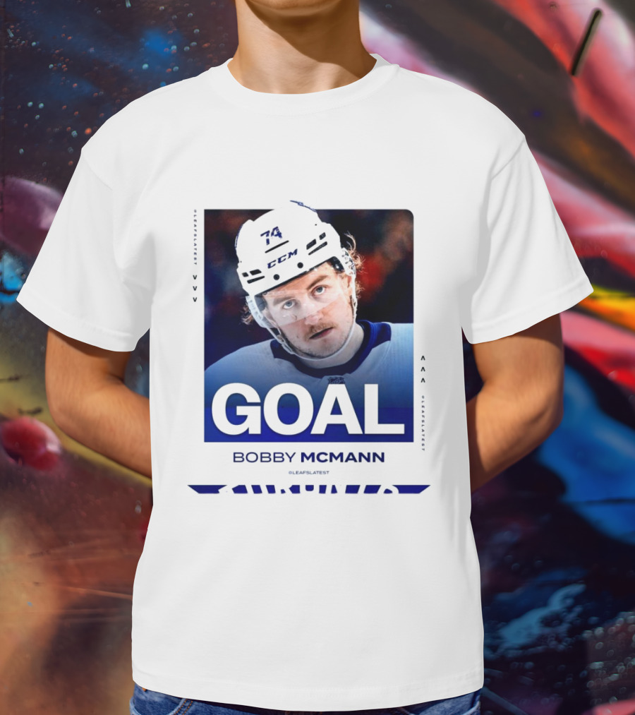 Toronto Maple Leafs NHL Goal Bobby McMann T-Shirt