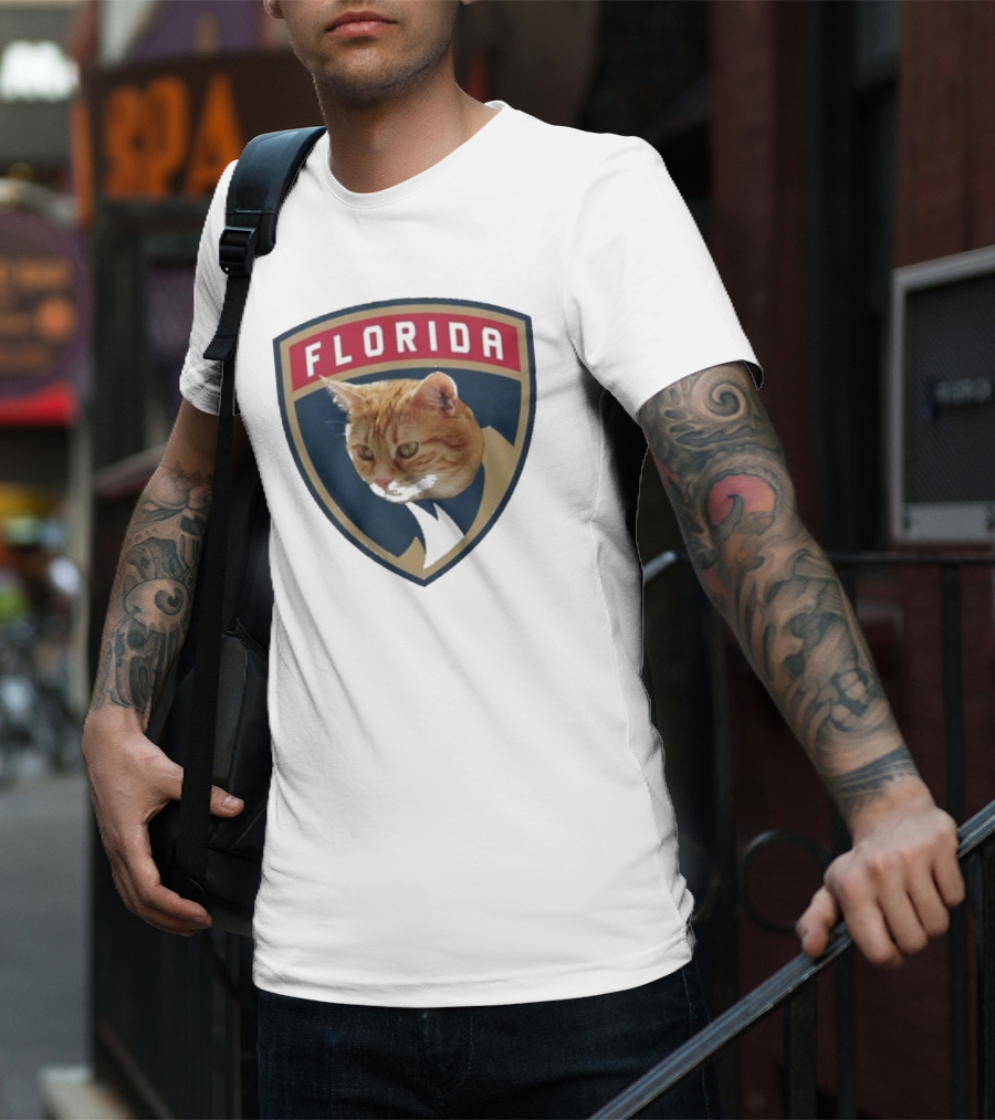Florida Panthers Paul Maurice Cat T-Shirt
